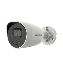 Hikvision 4Mp AcuSense Ip Poe Bullet Strobo Sirena Microfono DS-2CD2046G2-IU/SL