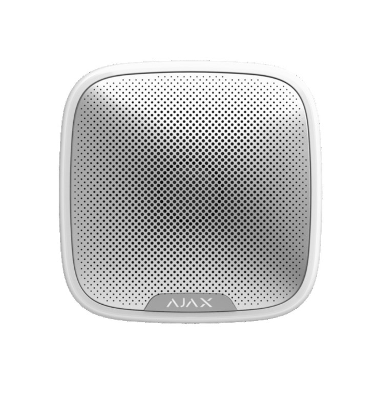 Ajax Sirena StreetSiren Street Siren da esterno senza fili Wifi 113Db Bianco Ajax Sirena StreetSiren Street Siren da esterno senza fili Wifi 113Db Bianco