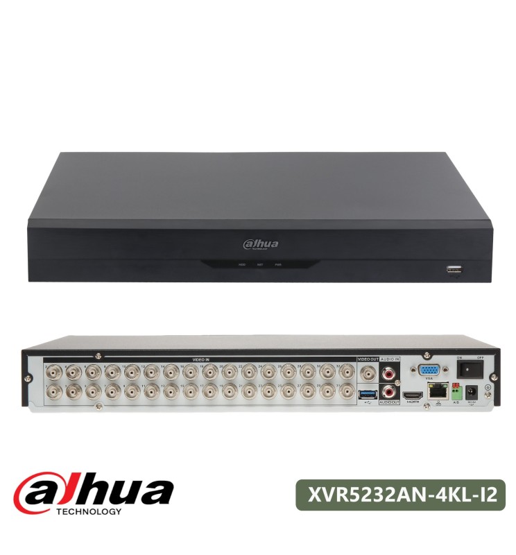 Dahua 32 Ch 5in1 4K-N/5MP 1U WizSense XVR