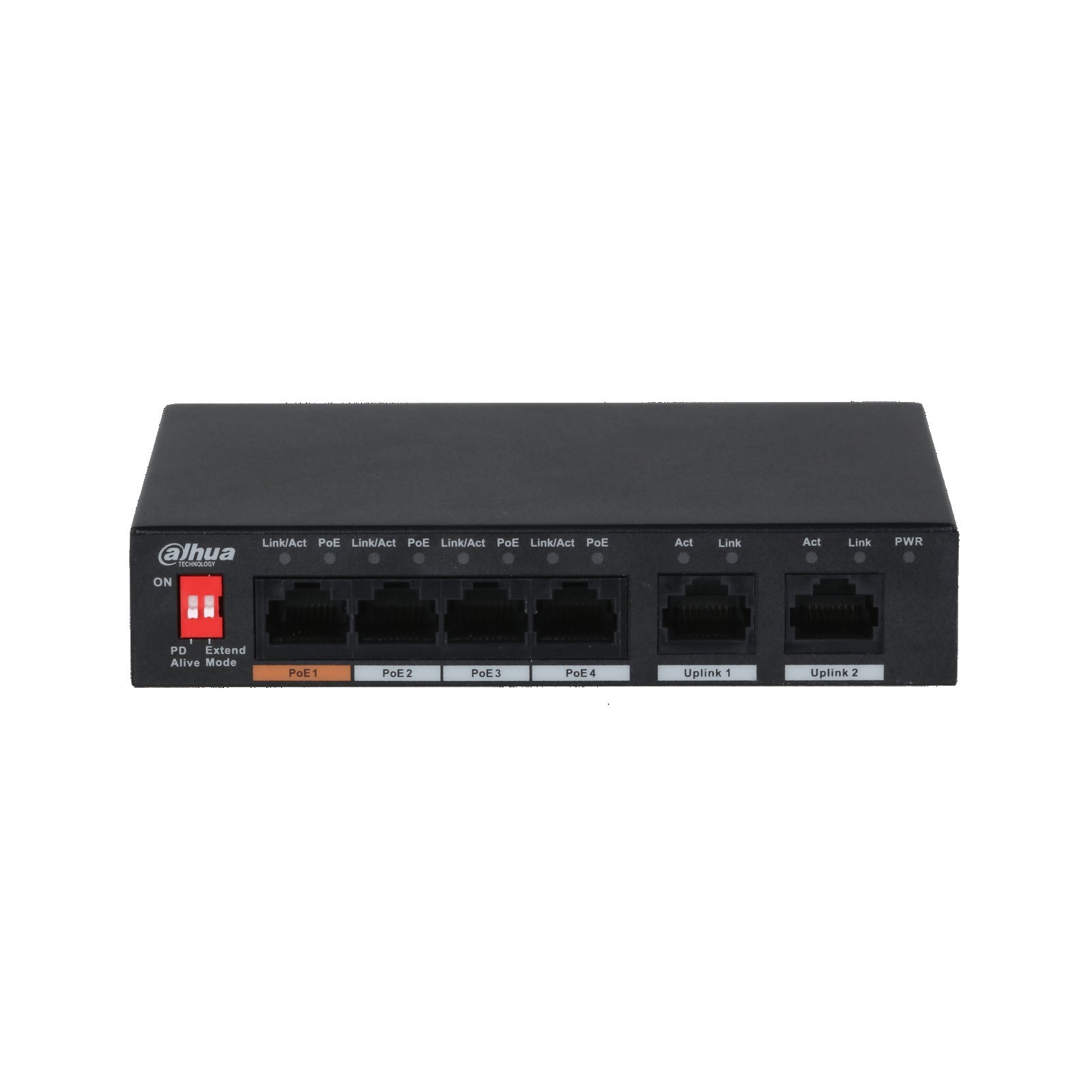 Dahua 4 Porte +2 Unmanaged Desktop Switch PoE PFS3006-4ET-60-V2 - Photo 1/1