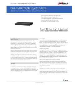 Dahua Nvr 8Ch 8Mp 4K H.265...