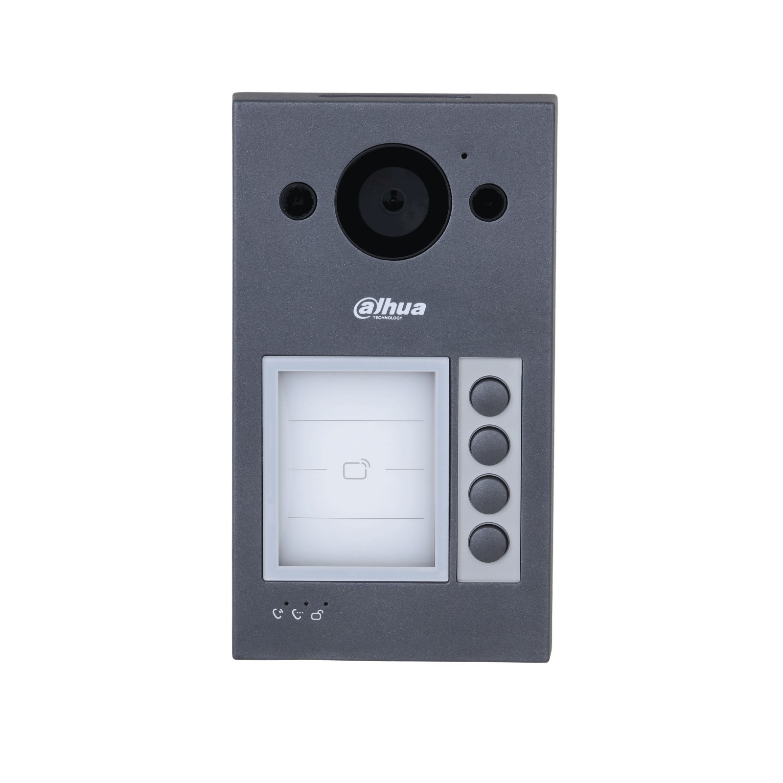 Dahua - Dahua 2 MP PoE IP video intercom with 4 buttons camera and RFID reader - VTO3311Q-WP-image