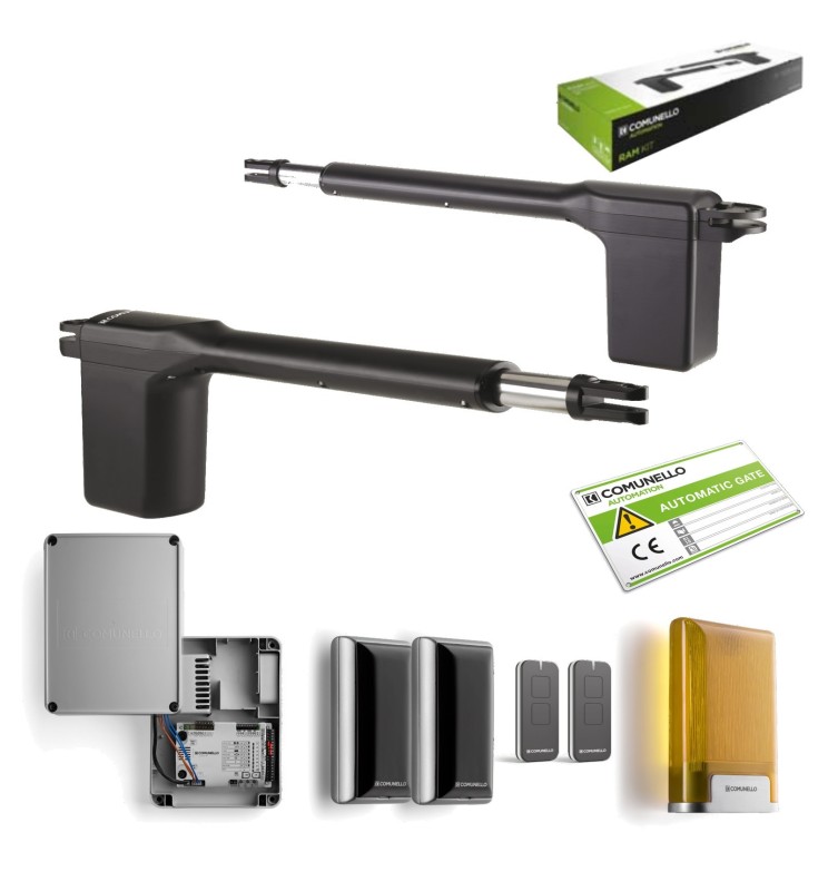 Comunello RAM 220 KIT 24V Cancello Battente Made in Italy GKRM220HLB900 Comunello RAM 220 KIT 24V Cancello Battente Made in Italy GKRM220HLB900