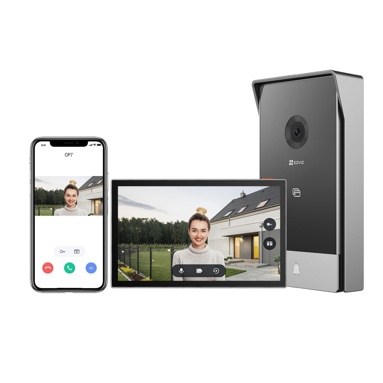Ezviz Kit Videocitofono 2 Fili Monitor 7" HP7 - Bild 1 von 1