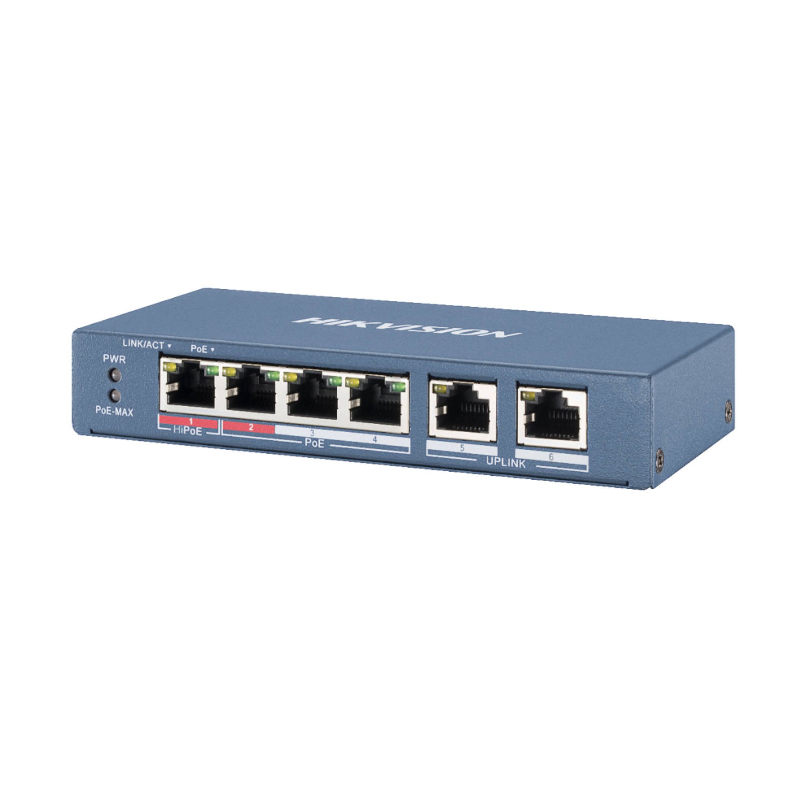 Hikvision Switch 4 Porte PoE Fast Ethernet Unmanaged DS-3E0106HP-E - Photo 1/1