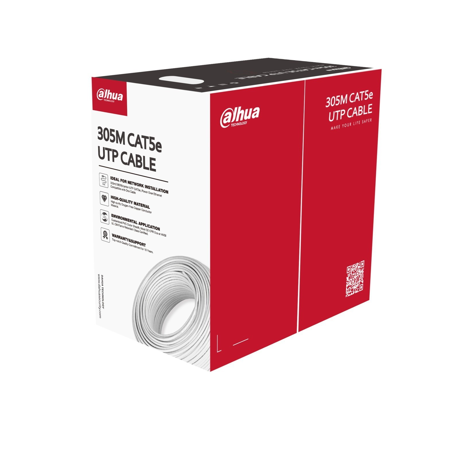 Dahua Cavo Cat5E Lan UTP Rame 305m PFM920I-5EUN - Zdjęcie 1 z 1