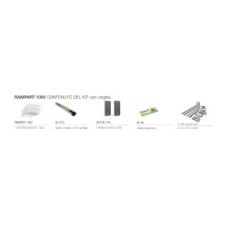 KRT1000-24V-B-B - KIT RAMPART BELT NERO
