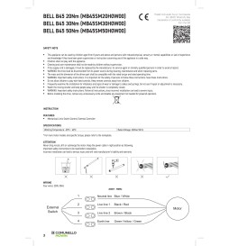 Comunello S45 50N / NERO ATTUATORE TUBOLARE Ø45 50NM 230V