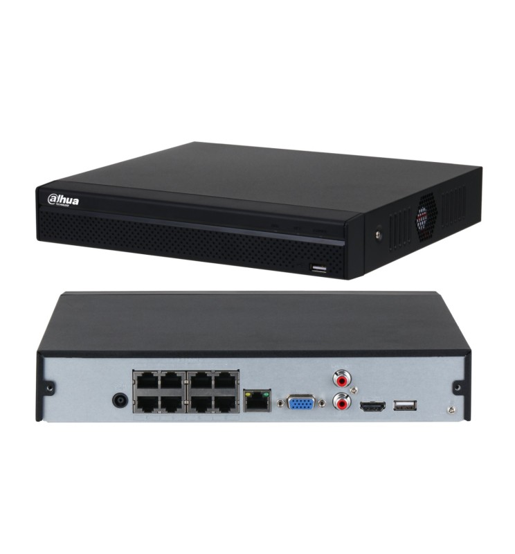 Dahua Registratore Nvr 8Ch 1U 8PoE Serie Lite NVR4108HS-8P-4KS3 Dahua Registratore Nvr 8Ch 1U 8PoE Serie Lite NVR4108HS-8P-4KS3