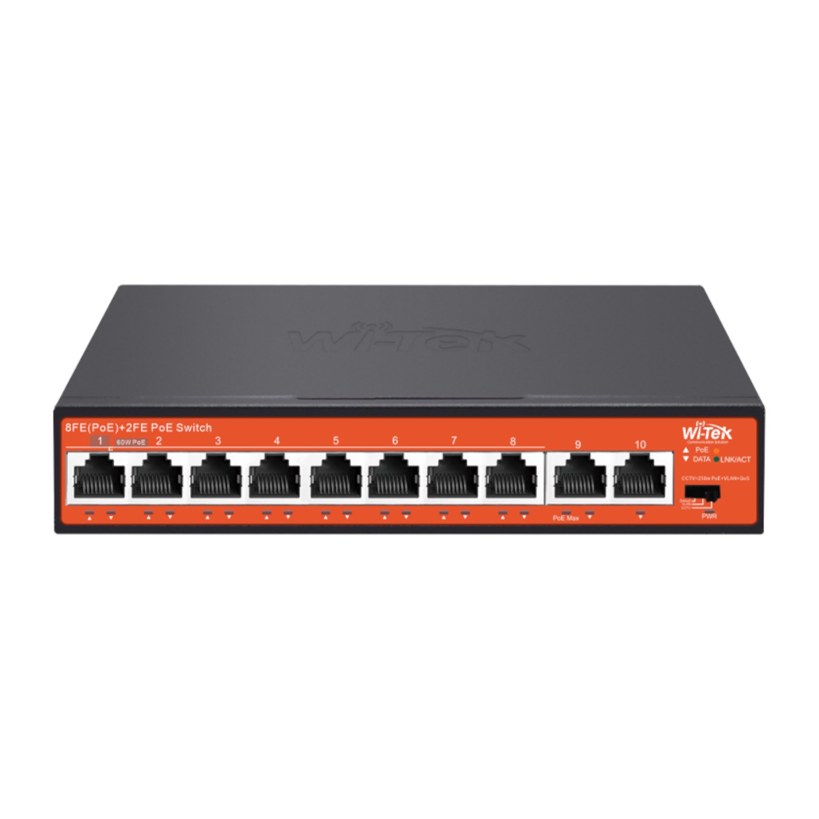 Wi-Tek Hi-PoE PoE Switch up to 250 metersWITEK WI-PS210(V4) - Picture 1 of 1