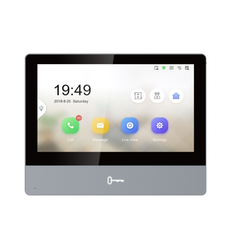 Hikvision Postazione interna Wifi 7'' PoE Intercom DS-KH8350-WTE1 Hikvision Postazione interna Wifi 7'' PoE Intercom DS-KH8350-WTE1