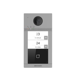 Hikvision Postazione esterna 2 Pulsanti Wifi Ip PoE DS-KV8213-WME1(B)