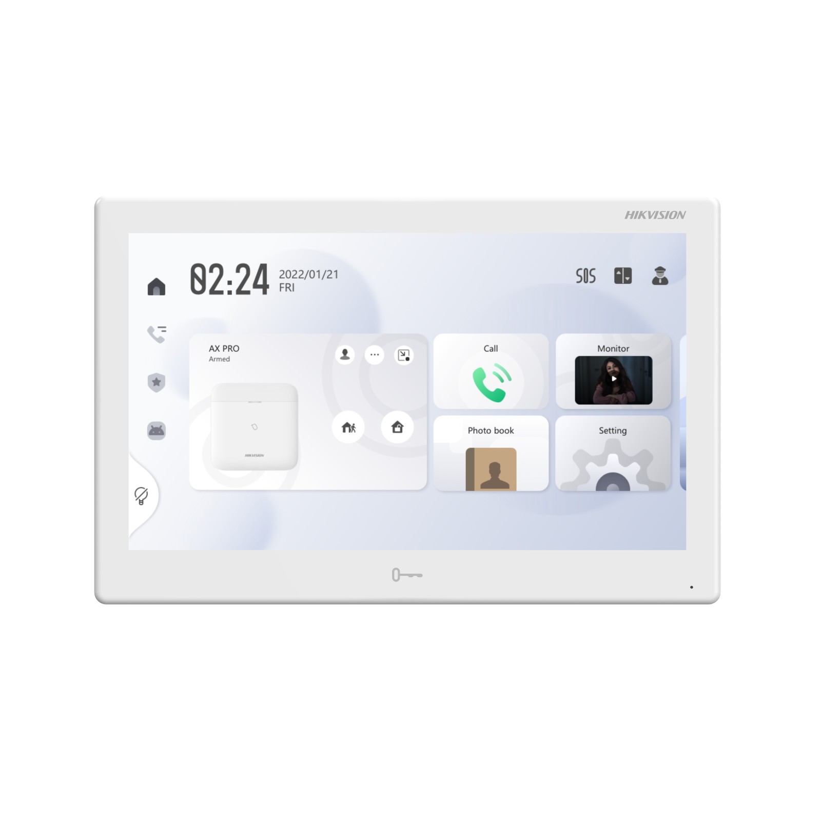 Hikvision Postazione Intercom Android 7" PoE Wifi DS-KH9310-WTE1