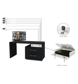 Pulsar Contenitore Metallico Registratori Nvr Dvr IP20 Tamper AWO445