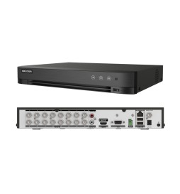 HIkvision Dvr 16Ch 1080p 1U H.265 AcuSense iDS-7216HQHI-M1/XT