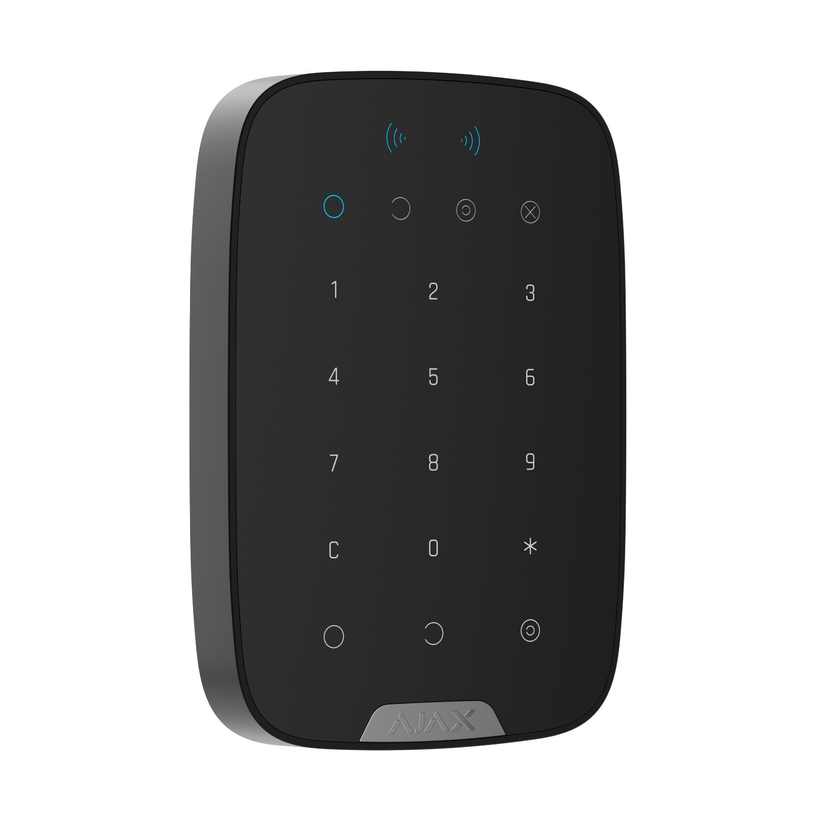 Ajax Superior Tastiera touch wireless Supporta carte e telecomandi contactless crittografati Black