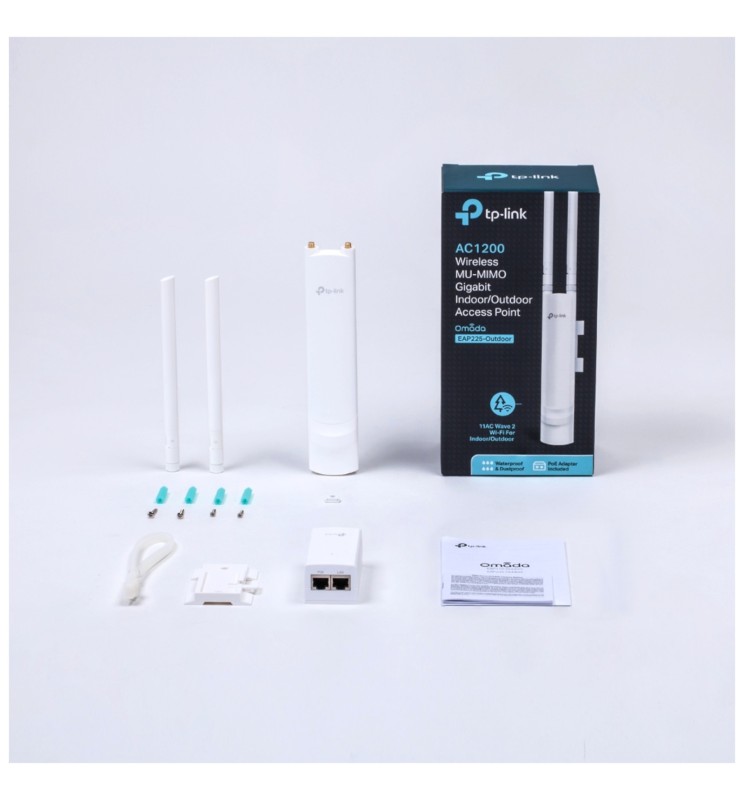 TP-LINK OMADA Access Point Outdoor/Indoor MU-MIMO Wi-Fi AC1200 EAP225-OUTDOOR