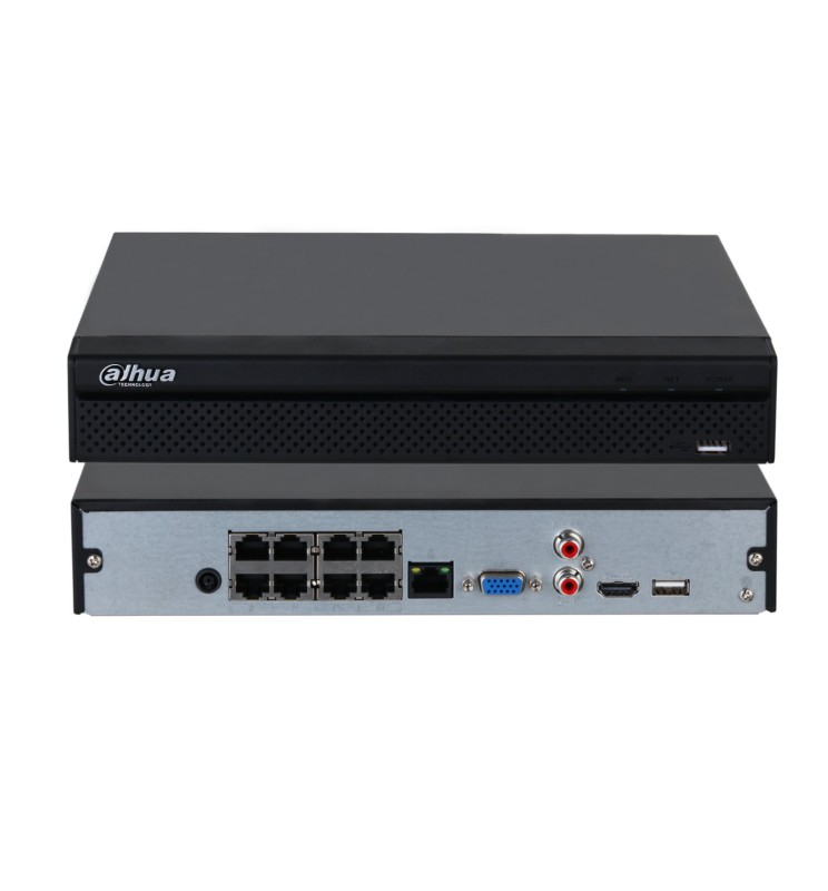 Dahua Nvr 8 canali PoE Lite NVR2108HS-8P-4KS3