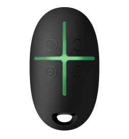 Ajax Telecomando Wireless Bidirezionale Pulsante Anti Panico Superior Nero