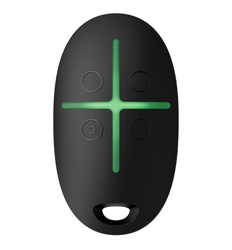 Ajax Telecomando Wireless Bidirezionale Pulsante Anti Panico Superior Nero