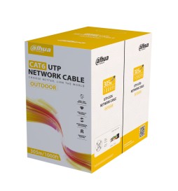 Dahua 305m Matassa Cavo Lan Cat6 PE Esterno U/UTP Nero PFM920-6UN