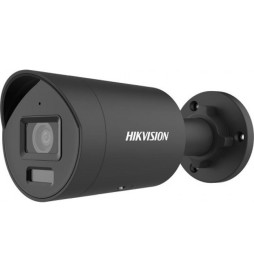 Hikvision 4Mp Smart Hybrid Light ColorVu 2.8mm Bullet Ip PoE DS-2CD2047G2H-LIU Nero
