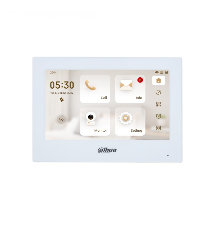 Dahua IP & Wi-Fi Indoor Monitor White
