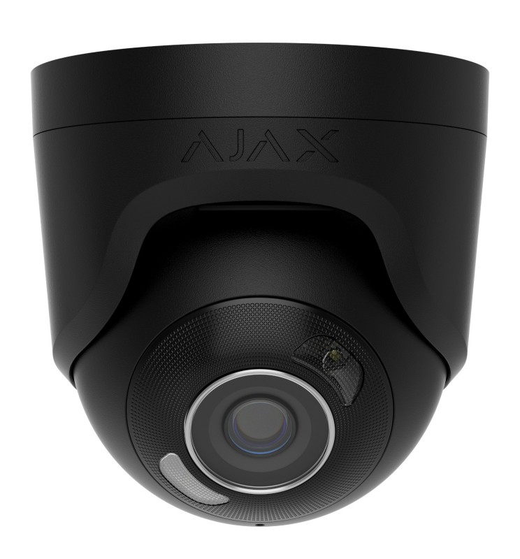 Ajax Telecamera Turret 8Mp 2.8mm Cablata Microfono Nero