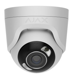 Ajax Telecamera Turret 5Mp 2.8mm Cablata Microfono Bianco