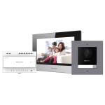 Hikvision Two Wire IP Bundle DS-KD8003Y-IME2/Surface × 1, DS-KH6320Y-WTE2 × 1, DS-KAD704Y × 1, PSU ×