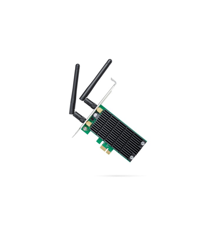 TP-LINK AC1200 Wi-Fi PCI Express Adapter, 867Mbps at 5GHz + 300Mbps at 2.4GHz, Beamforming
