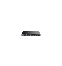 TP-LINK Omada 48-PortGigabit Stackable L3 Managed PoE+ Switch with 6 10GE SFP+ Slots