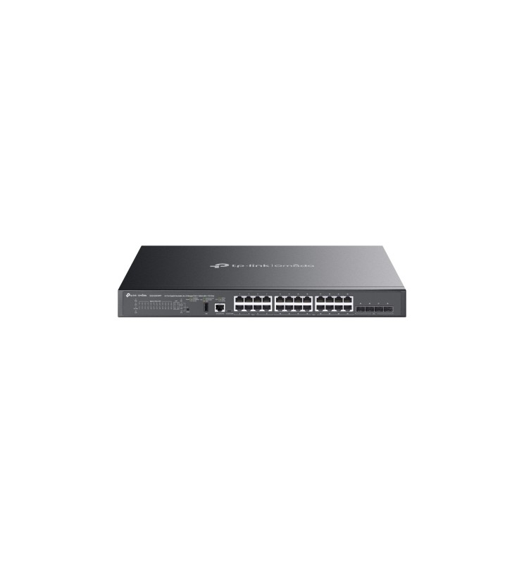 TP-LINK Omada 24-Port Gigabit Stackable Lite L3 Managed PoE++ Switch with 4 10G Slots