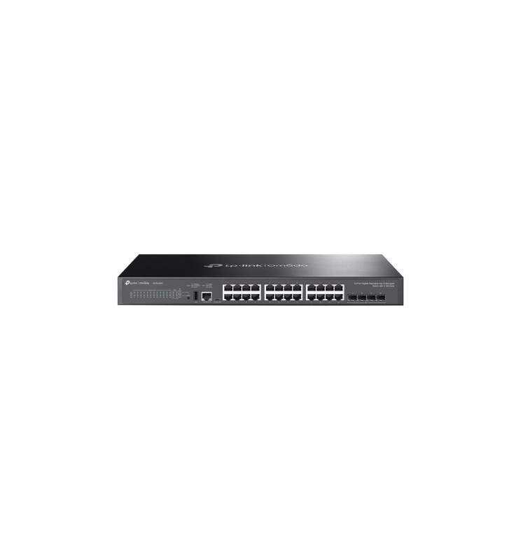 TP-LINK Omada 24-Port Gigabit Stackable Lite L3 Managed Switch with 4 10G Slots