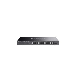 TP-LINK Omada 24-Port 10/100 Mbps + 4-Port Gigabit Smart Switch with 24-Port PoE+
