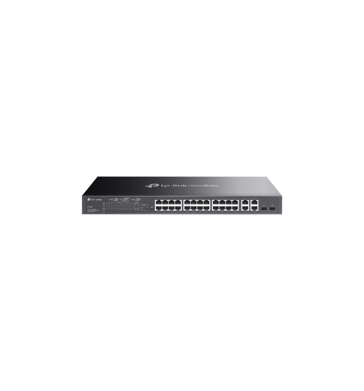 TP-LINK Omada 24-Port 10/100 Mbps + 4-Port Gigabit Smart Switch with 24-Port PoE+