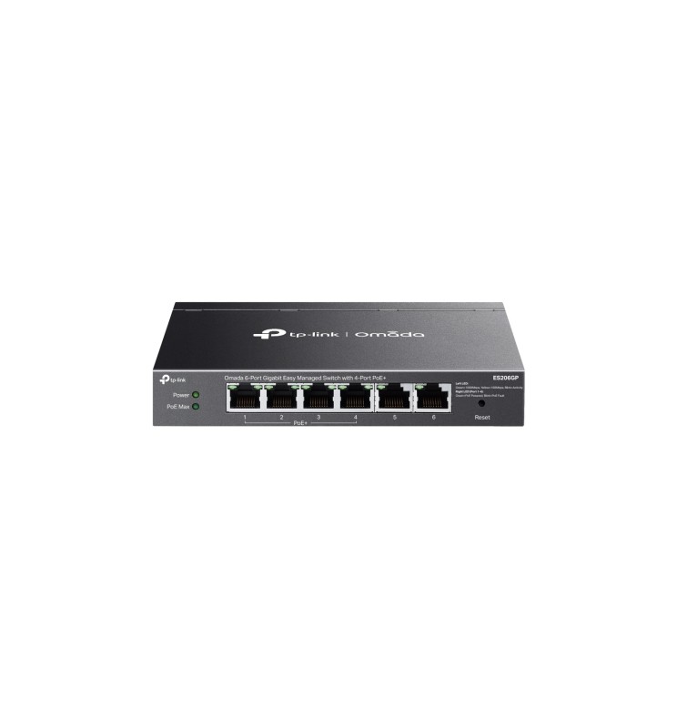 TP-LINK Omada 6-Port Gigabit Easy Managed Switch with 4-Port PoE+