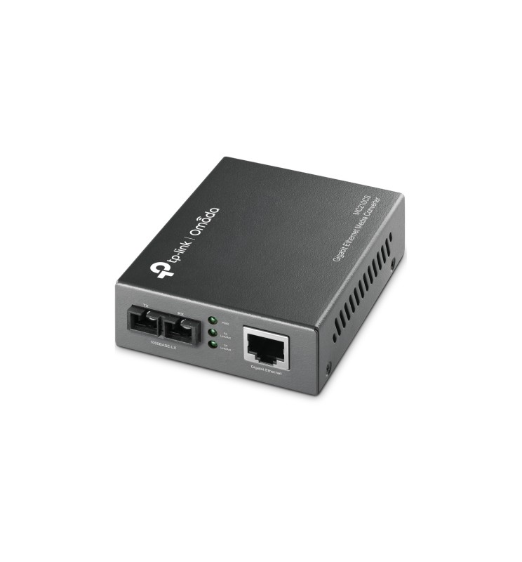 TP-LINK Omada 10/100/1000 Mbps RJ45 to 1000 Mbps Single-Mode SC Fiber Converter