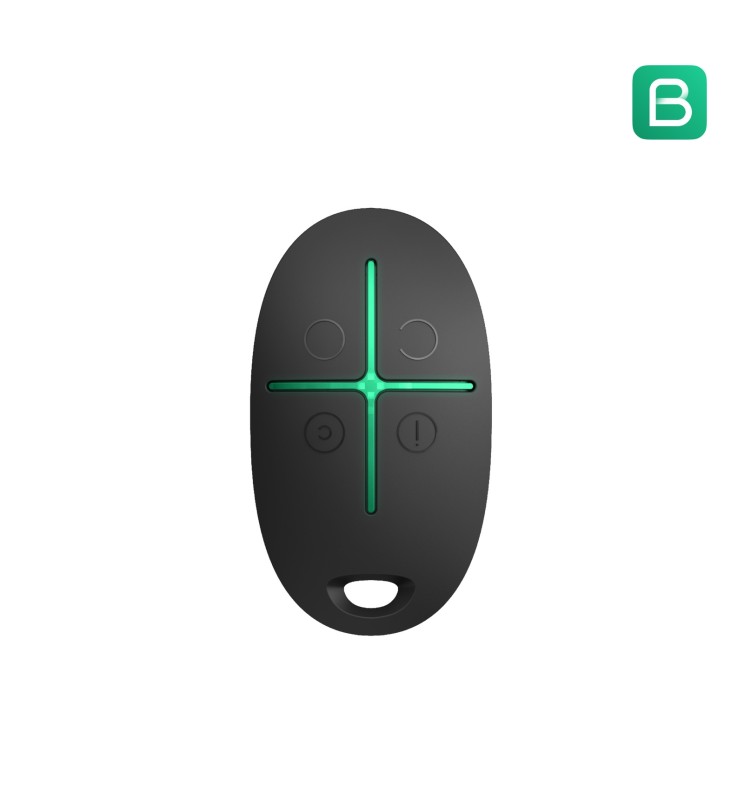 Ajax Spacecontrol Telecomando Inserimento Key Wifi Allarme Radio Nero