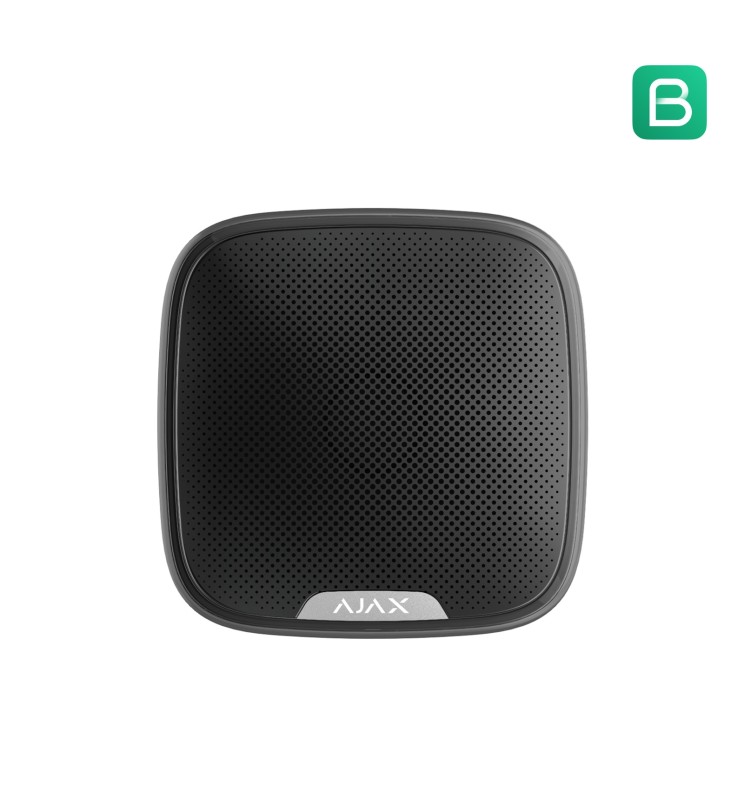 Ajax Sirena Esterno Streetsiren Nero