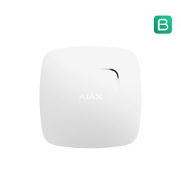  Ajax Rilevatore wireless di fumo con sensore di temperatura e monossido di carbonio, sirena integrata