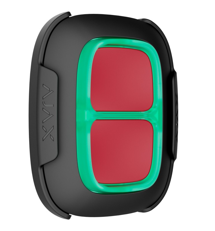 Ajax Pulsante Emergenza Superior G3 Doublebutton Nero