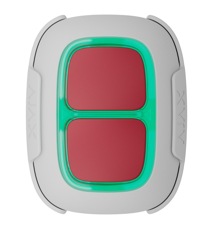 Ajax Pulsante Emergenza Superior G3 Doublebutton Bianco