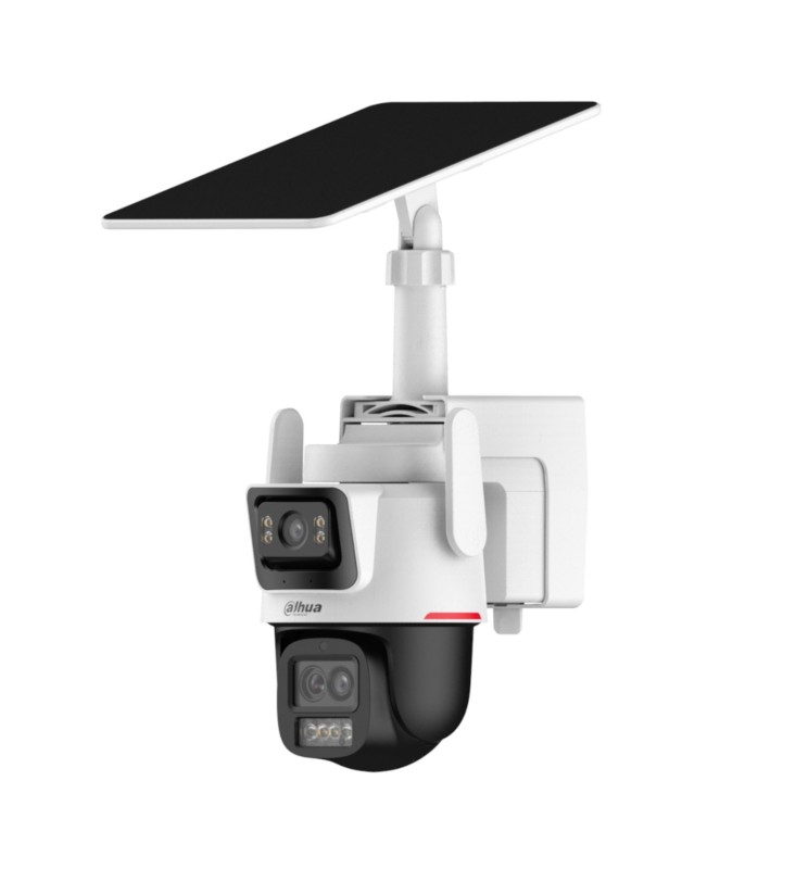 Dahua 3+3MP WizColor Hybrid-zoom PT 4G Solar Power Network IPC-PTS2649C-3E3Z-4GB20