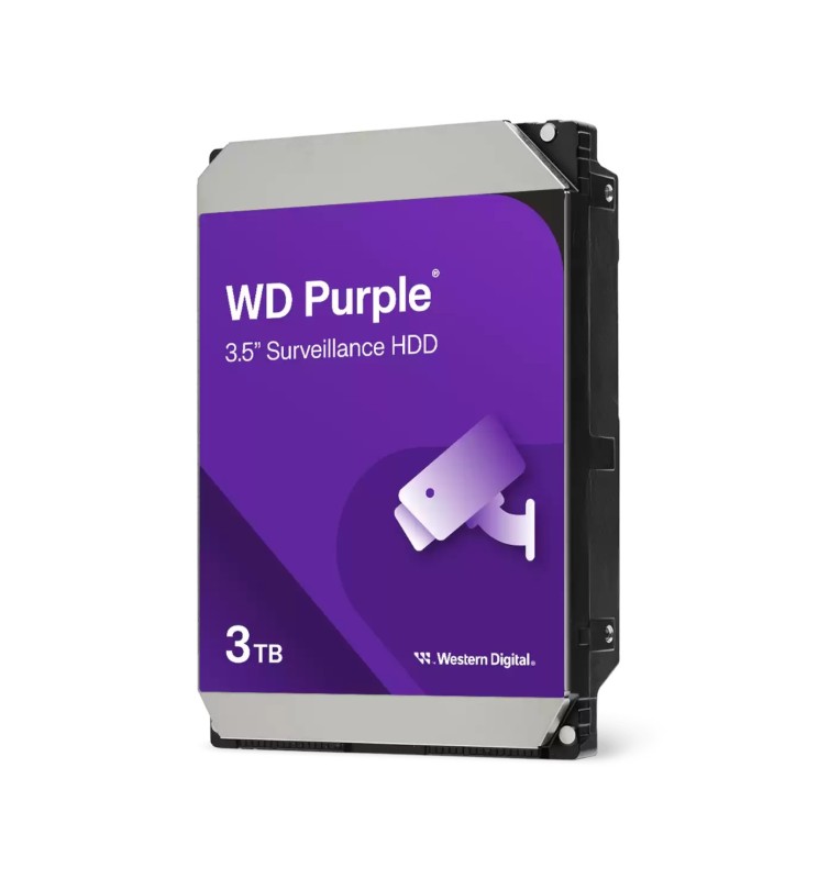 RECERTIFIED Western Digital Purple 3Tb Specifico per videosorveglianza WD33PURZ