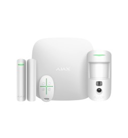 Ajax Kit Allarme Hub Motioncam DoorProtect Cam Hdr Bianco