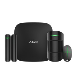Ajax Kit Allarme Hub Motioncam DoorProtect Cam Plus Hdr Nero